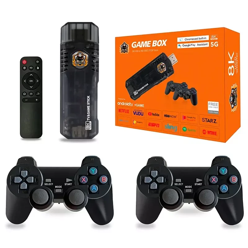 Ігрова консоль/Android TV Game Stick Box 8K 64 GB (2034196132)