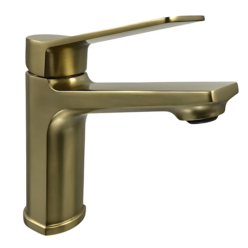 Змішувач для умивальника Mixxus Wilson 001 Brushed MI7128 цинковий сплав Золотий матове (MI7128)