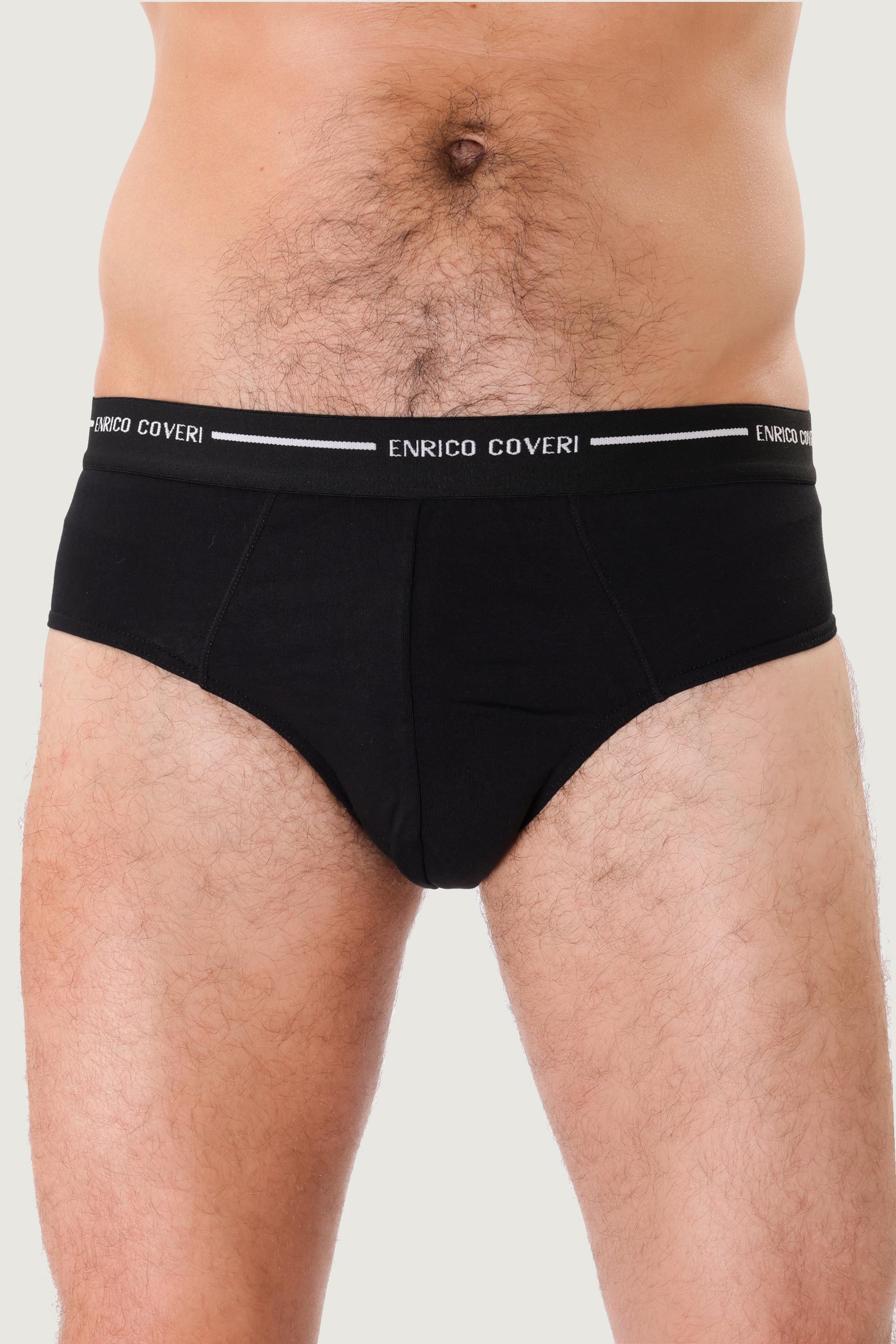 Мужские трусы слип Enrico Coveri 2XL Черный (ES1000-2) Мужские трусы слип Enrico Coveri 2XL Черный (ES1000-2)