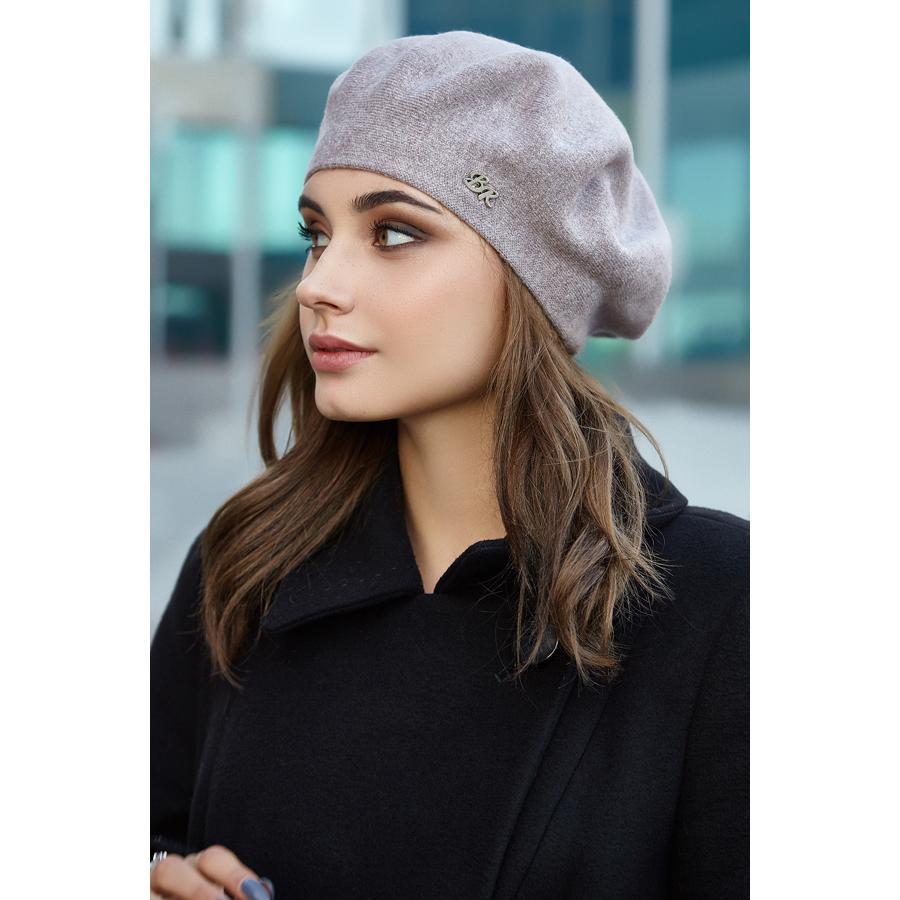 Берет двойной женский Braxton 5119 one size Темный кофе