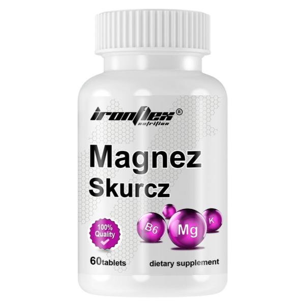 Микроэлемент магний для спорта IronFlex Magnez Skurcz 60 табл. (24159915)
