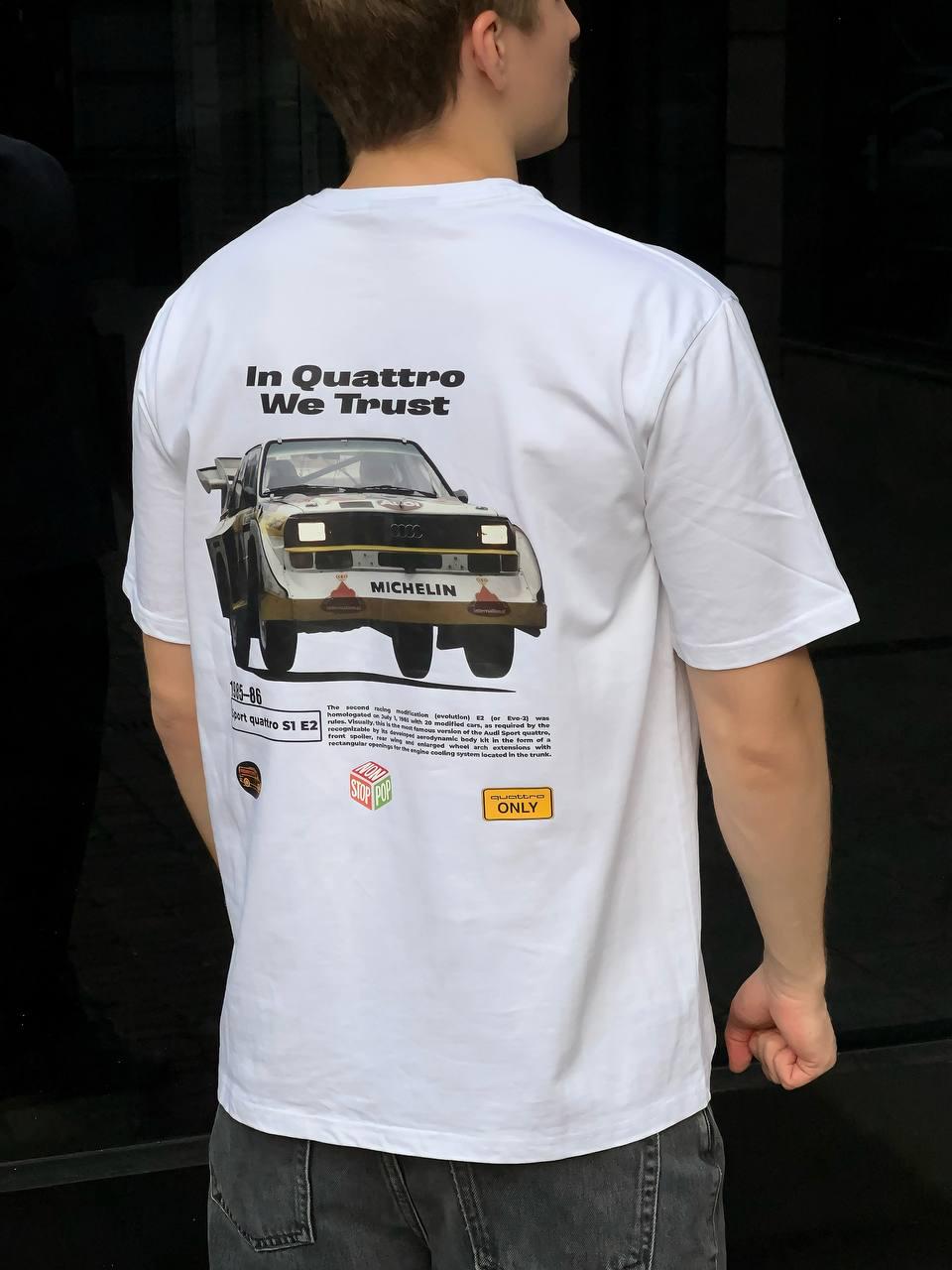 Футболка MEAN LTD Audi Sport Quattro S1 E2 '1985-1986 L Белый (MLD2000683) - фото 3 Футболка MEAN LTD Audi Sport Quattro S1 E2 '1985-1986 L Белый (MLD2000683) - фото 3