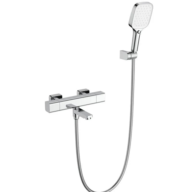 Змішувач для ванни MIXXUS Premium VIRGO 009 Euro термостатичний з коротким виливом (MI6644)