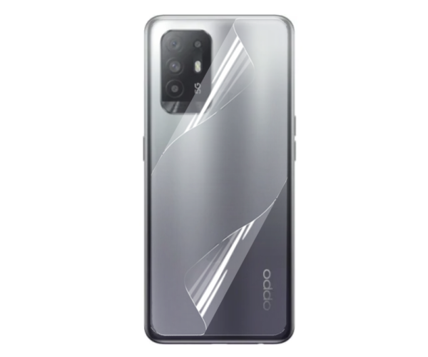 Противоударная гидрогелевая пленка Hydrogel Film для Oppo A94 на заднюю панель, Transparent
