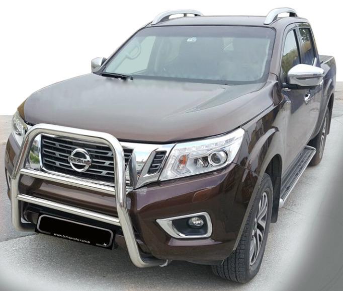 Кенгурятник WT005 CAN для Nissan Navara/NP300 2016- гг. нержавеющая сталь Хром