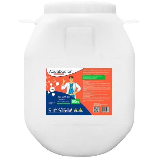 Дезинфектант на основе хлора AquaDoctor C-60 в гранулах 50 кг (1551)