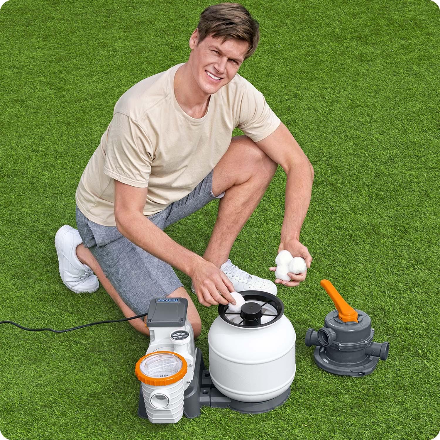 Наповнювач для піщаних фільтрів Bestway 58475 (414430) - фото 7 Наповнювач для піщаних фільтрів Bestway 58475 (414430) - фото 7