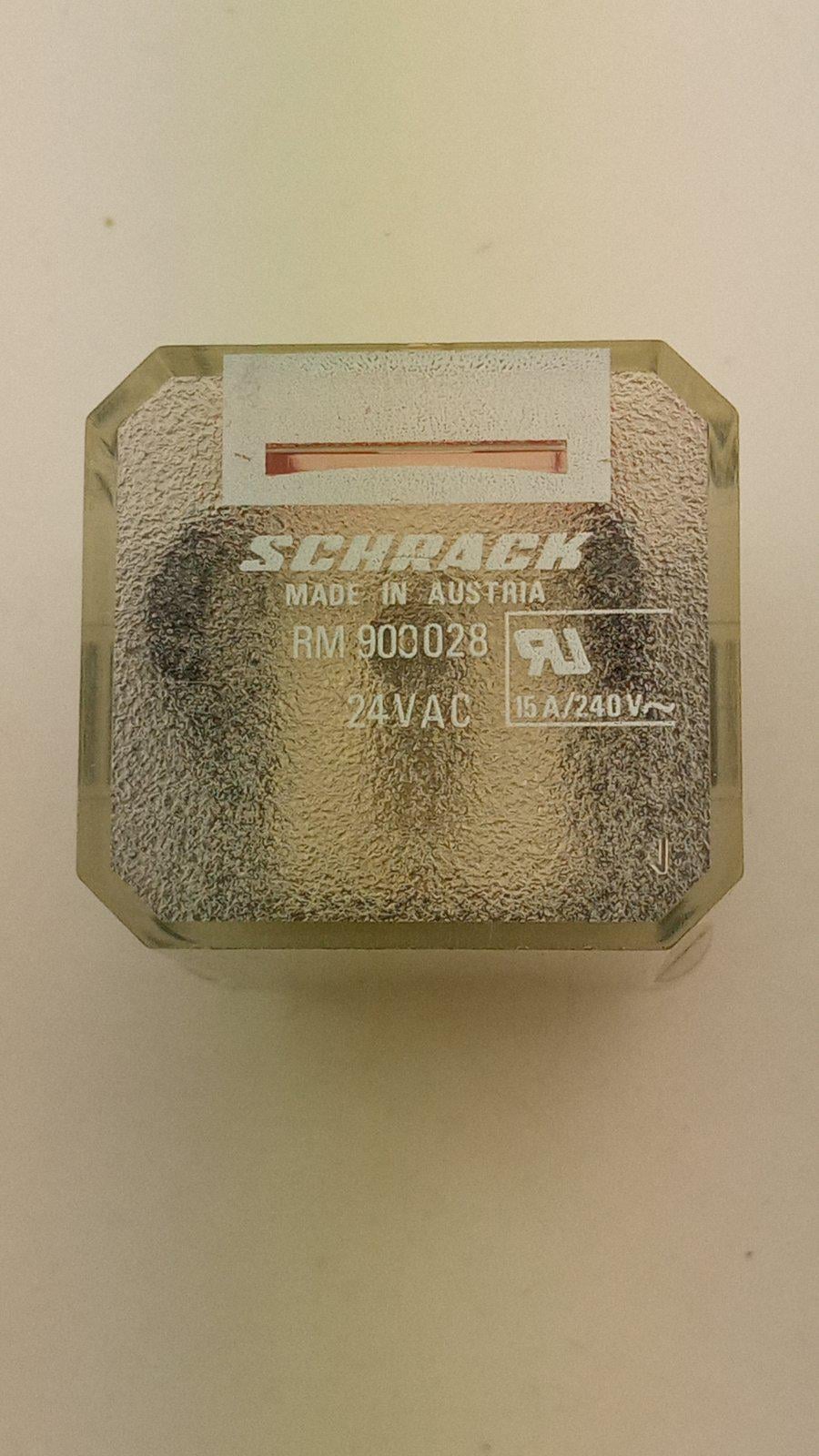 Реле SCHRACK RM9800028 24V 15A 250VAC