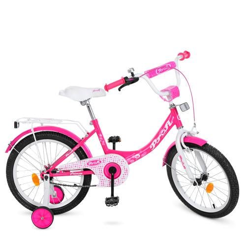 Велосипед дитячий PROF1 18" Малиновий (Y1813)