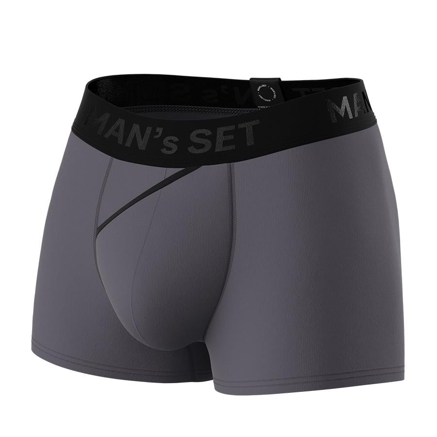 Боксери чоловічі анатомічні з бавовни MAN's SET Anatomic Classic 2.0 Black Series NB100-10 3XL Графітовий Боксери чоловічі анатомічні з бавовни MAN's SET Anatomic Classic 2.0 Black Series NB100-10 3XL Графітовий