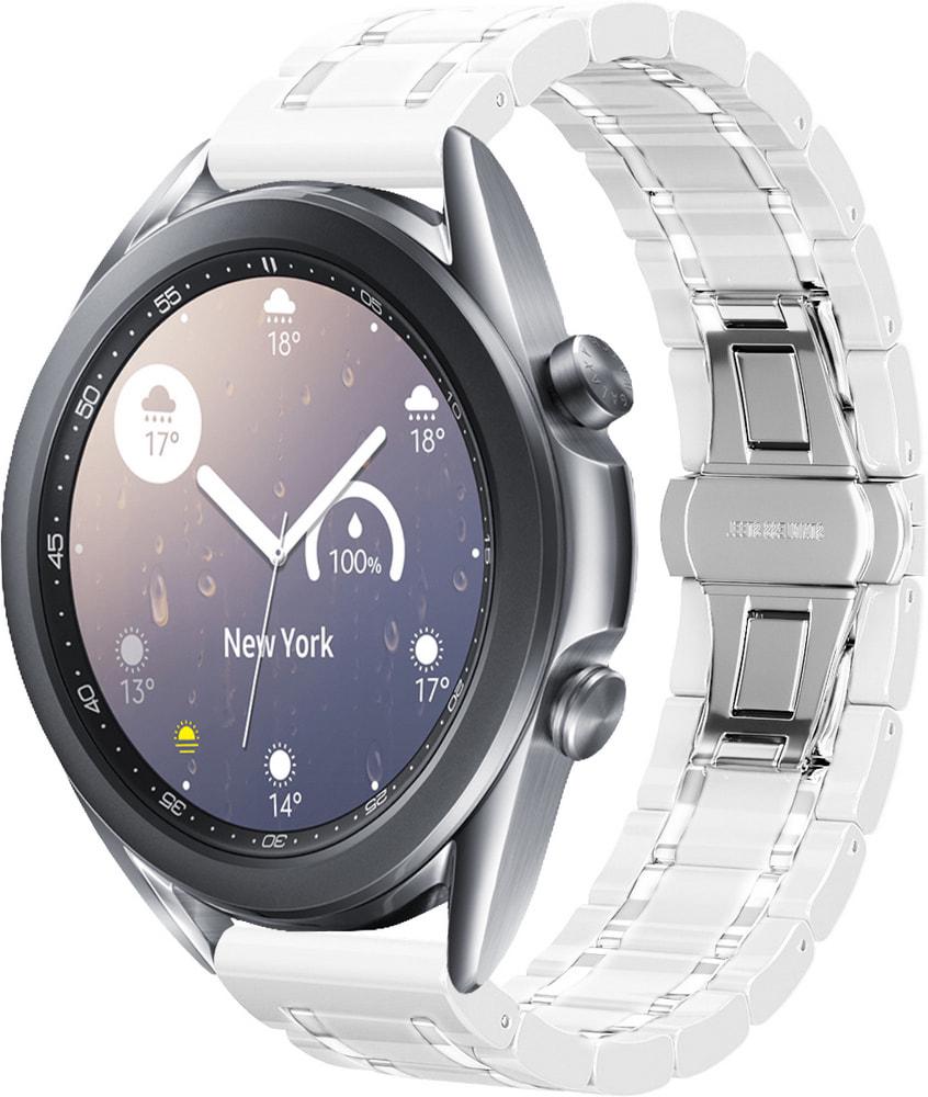 Ремінець керамічний Ceramo для Galaxy Watch 3 41 мм White (28724-29)