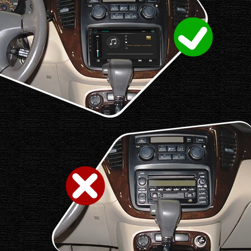 Магнітола штатна Lesko 9" для Toyota Highlander I U20 2001-2003 6/128Gb 4G Wi-Fi GPS Top - фото 3