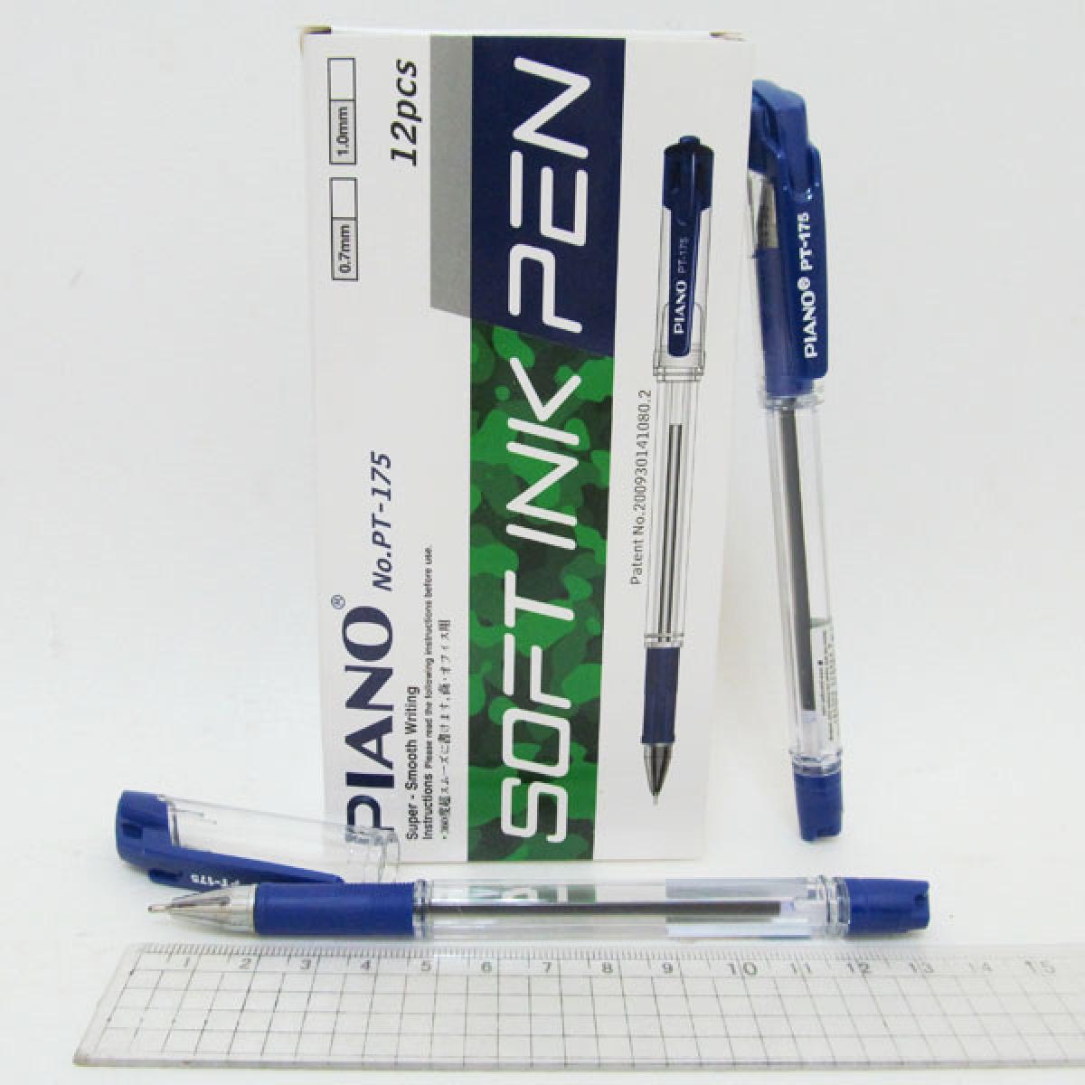 Ручка масло Piano 175PT Синій (MTT-94343)