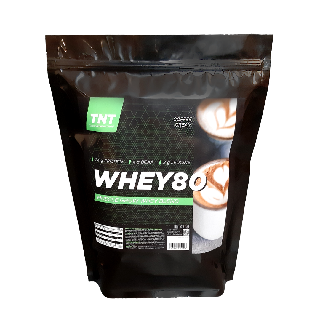 Протеїн TNT Nutrition Muscle Grow Whey 80 Кавовий крем 2 кг (12088383)