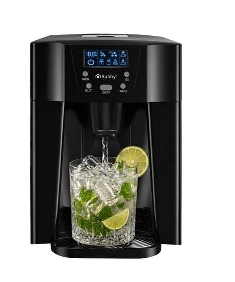 Ледогенератор Ruhhy 27306 3 л 12 кг/24 ч LCD Черный