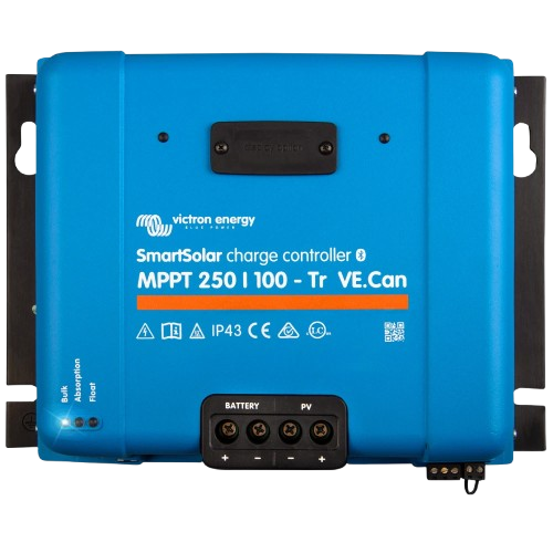 Контроллер заряда солнечной батареи Victron Energy SmartSolar MPPT 250/100 TR Bluetooth 250 В 100 А Blue