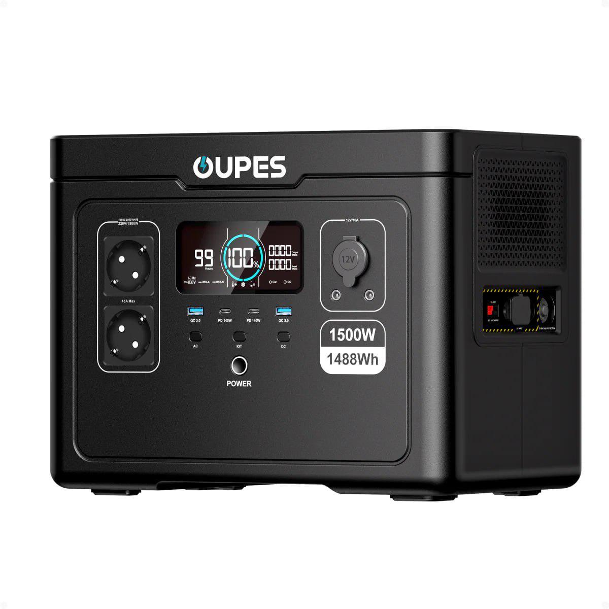 Зарядная станция OUPES S015 1500W 1488Wh LiFePO4 быстрая зарядка