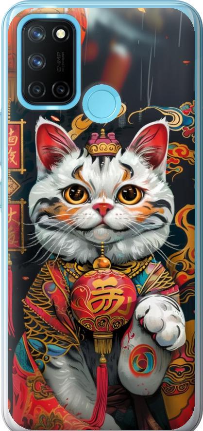 Чехол на Realme C17 China Cat v2 (6135u-2121-42517)