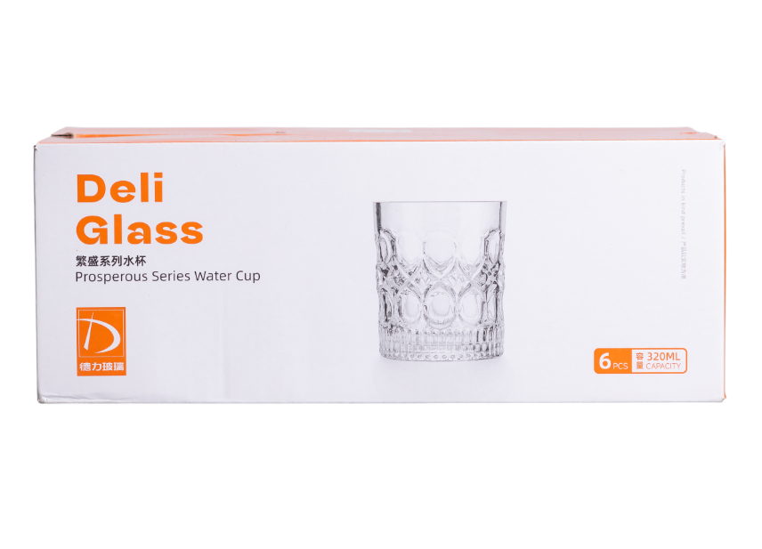 Набір склянок для віскі 6 шт. по 320 мл із товстого скла Прозорий - фото 5 Набір склянок для віскі 6 шт. по 320 мл із товстого скла Прозорий - фото 5