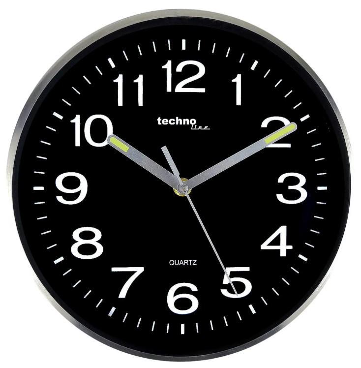 Годинник настінний Technoline WT7620 Black/Silver (WT7620) Годинник настінний Technoline WT7620 Black/Silver (WT7620)