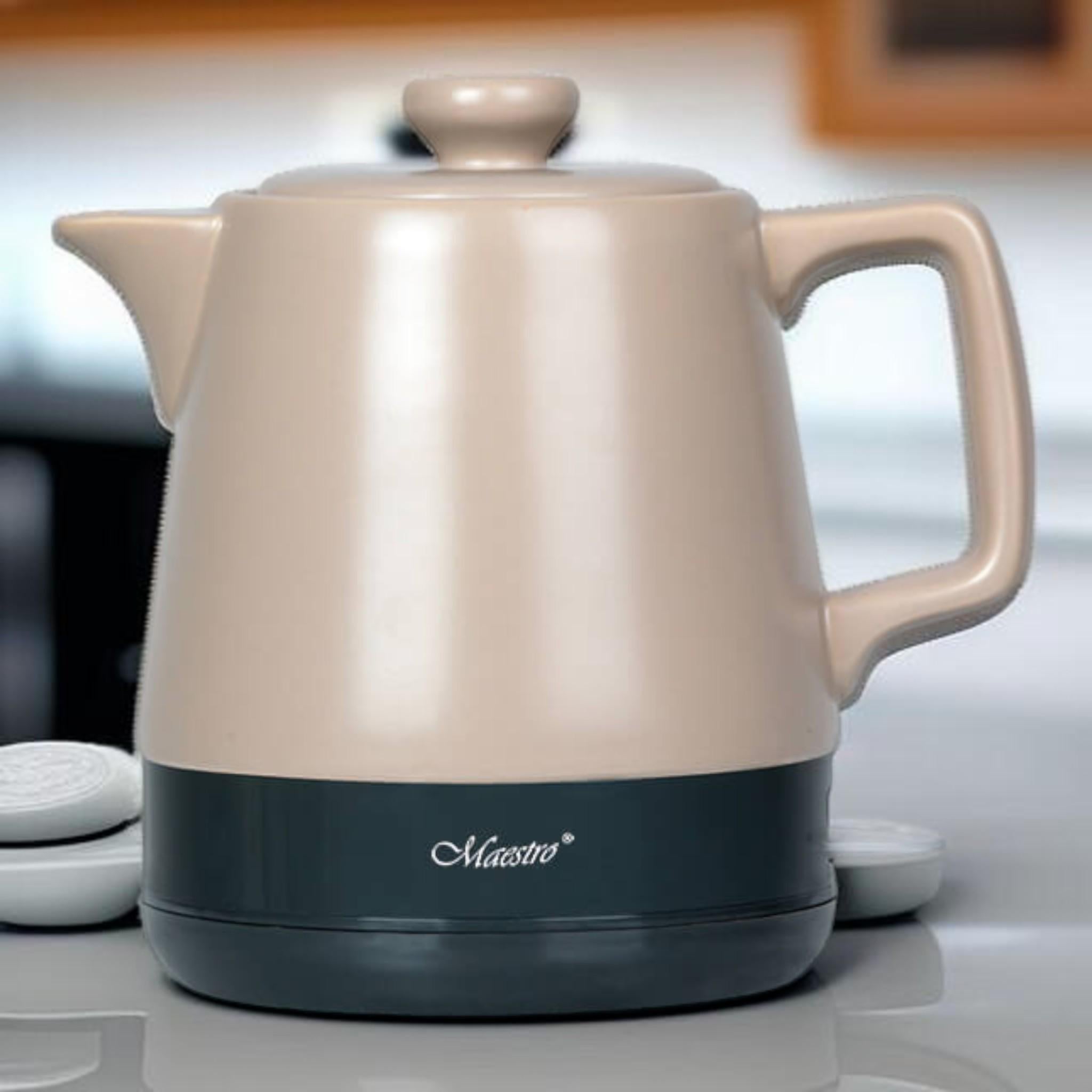 Електрочайник Maestro MR-071-BEIGE керамічний корпус 1 л 1200 Вт Бежевий (32530739)