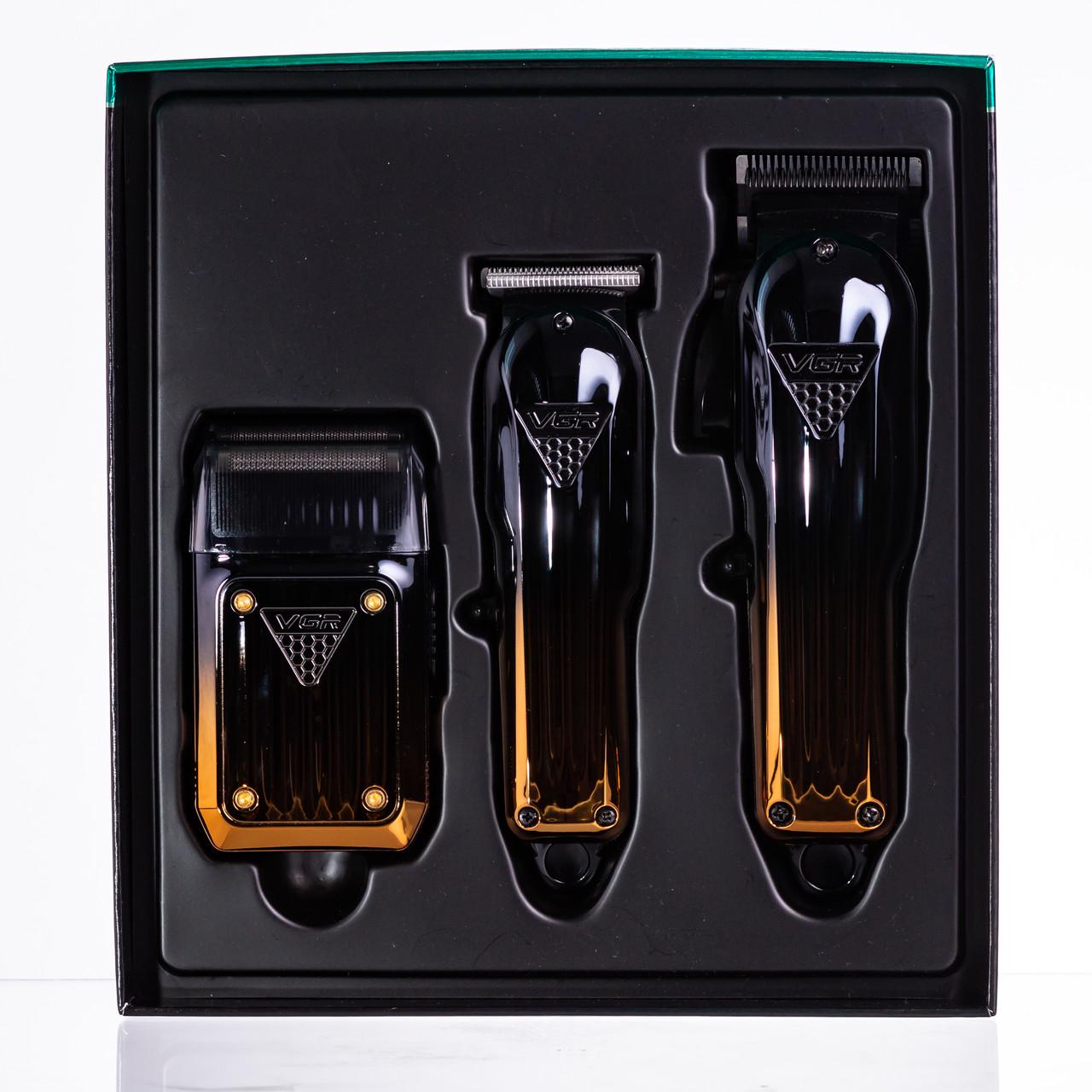 Набор для стрижки VGR V-644 аккумуляторная машинка/триммер/шейвер (7376) - фото 16 Набор для стрижки VGR V-644 аккумуляторная машинка/триммер/шейвер (7376) - фото 16