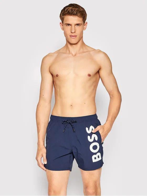 Шорти Boss 50469602x51 чоловічі L Темно-синій
