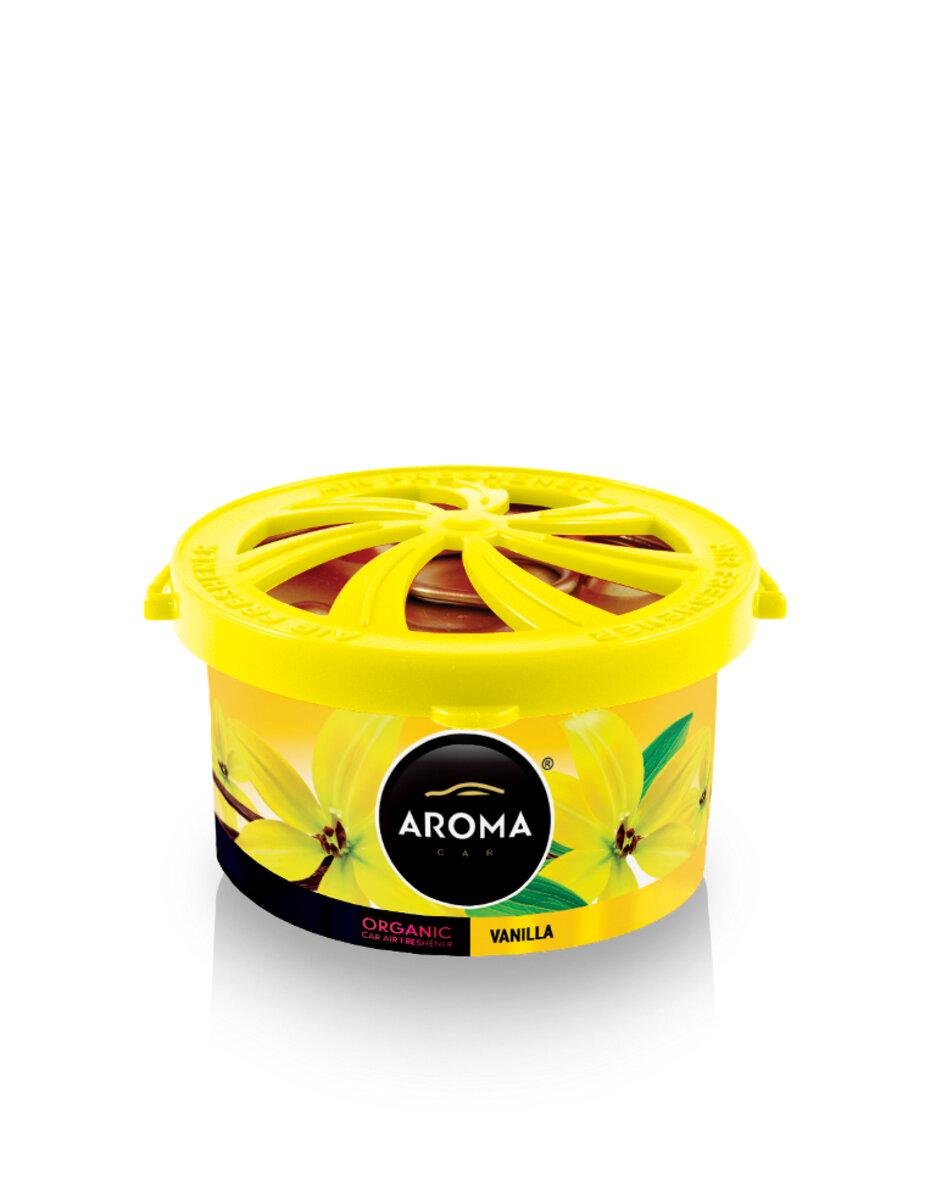 Ароматизатор для автомобилей Aroma Car Organic Green Tea Vanilla гелевый 40 г