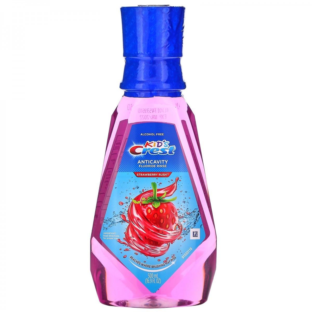 Ополаскиватель для полости рта Crest Kid's Strawberry Rush Mouthwash 500 мл (14729090)