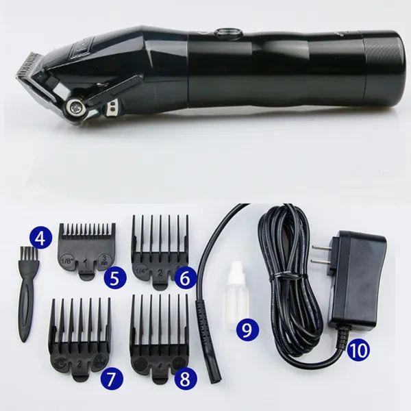 Машинка для стрижки волос и бороды Kemei KM-2850 с 4 насадками (KM-2850) - фото 4 Машинка для стрижки волос и бороды Kemei KM-2850 с 4 насадками (KM-2850) - фото 4