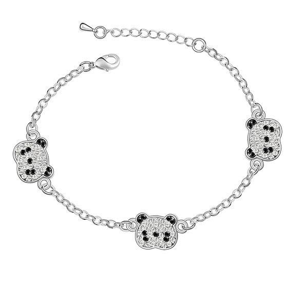 Браслет с кристаллами Сваровски 11100701 Showfay Белый