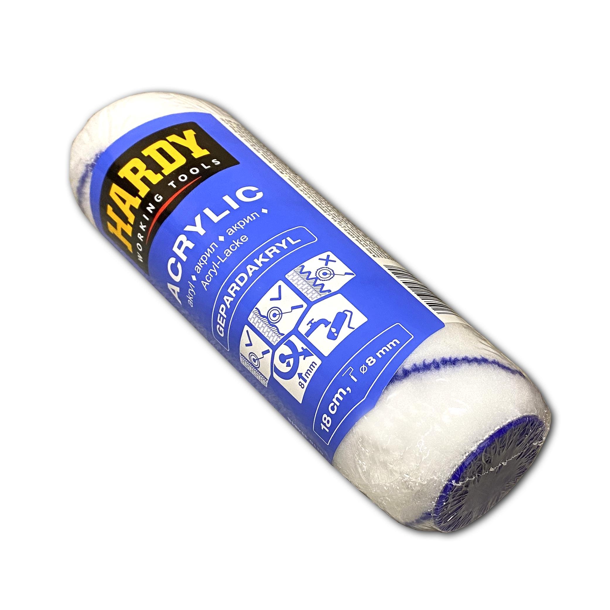 Валик малярный Hardy Gepardakryl полиакриловый 18 см ворс 8 мм d 48 мм (0110-314818) - фото 2