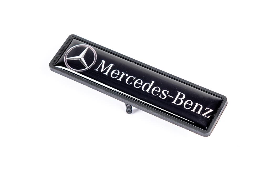 Шильдик для ковриков Digital Designs для Mercedes abs-пластик Черный