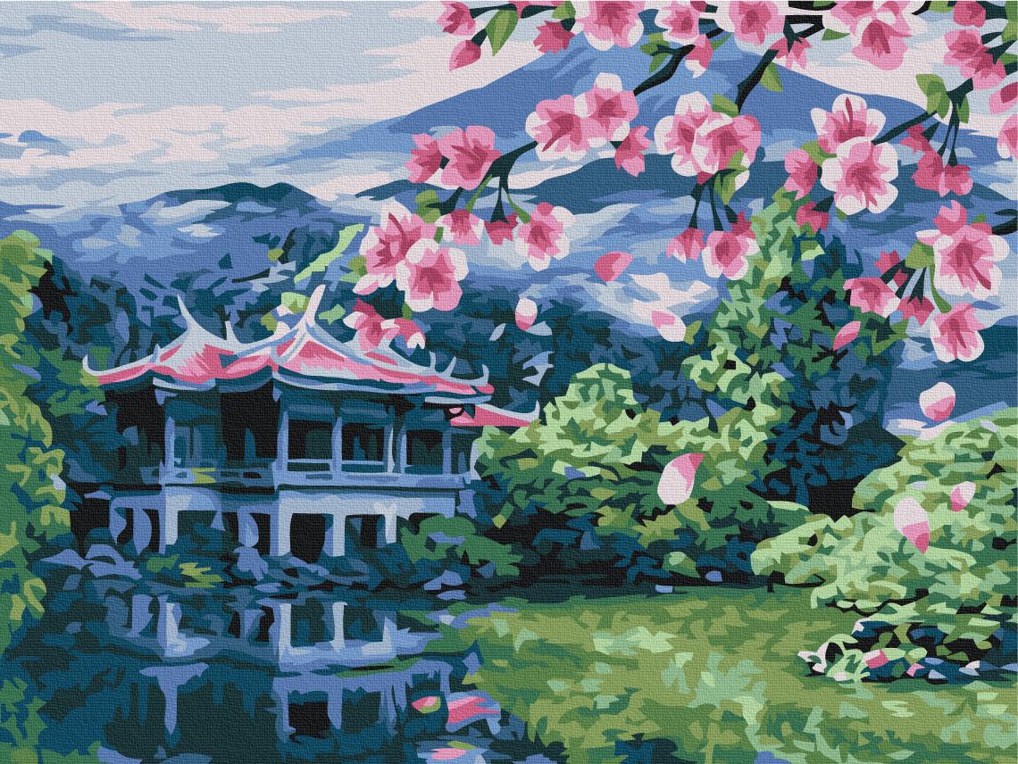 Картина по номерам Brushme Премиум Дыхание Японии 40x50 см (PBS51573)