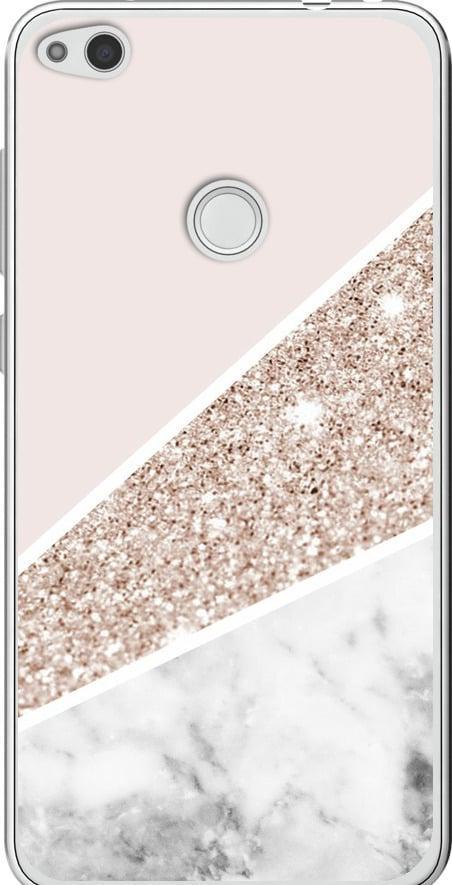 Чехол на Huawei P8 Lite (2017) Пастельный мрамор (4342t-777-42517)