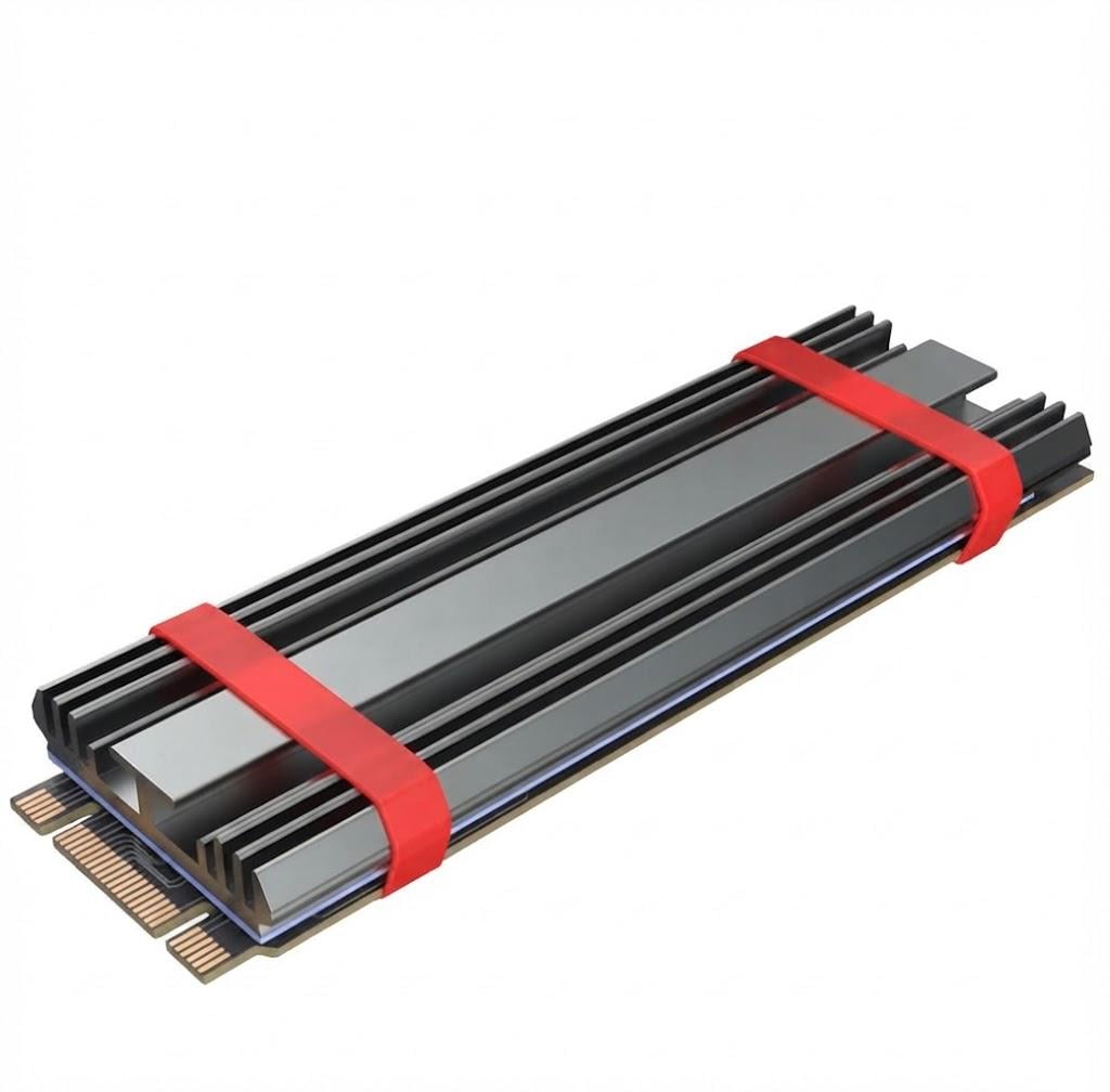 Радиатор охлаждения SSD M.2 2280 термопрокладки Teucer M.2-4 2280 (2798464079)