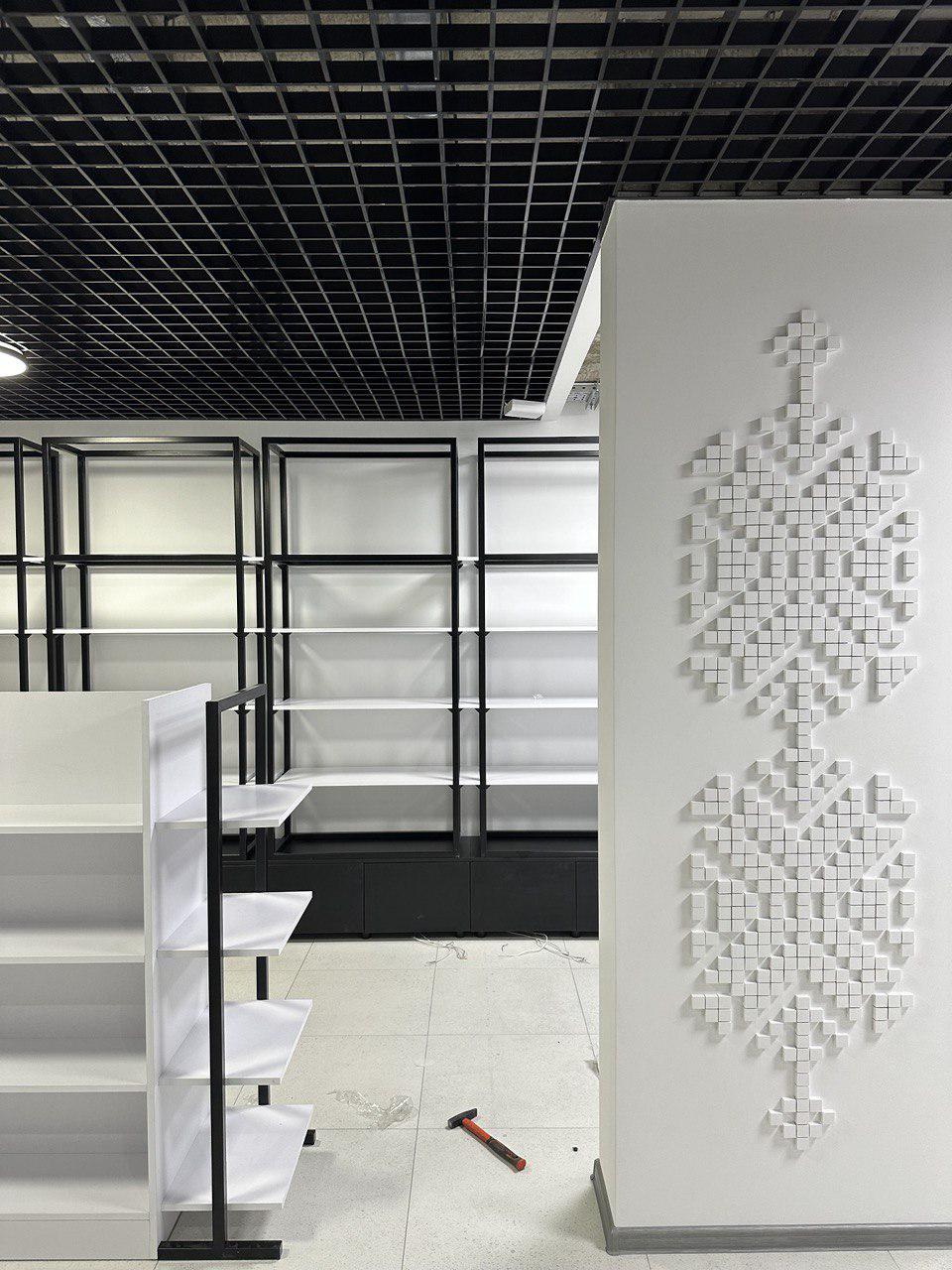 3D гипсовые панели Мозаика 20х20х15 мм/30х30х15 мм - фото 3 3D гипсовые панели Мозаика 20х20х15 мм/30х30х15 мм - фото 3