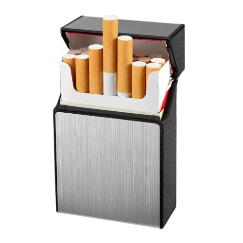 Портсигар FOCUS магнитный под стандартную пачку сигарет 20 шт. Black (33887)