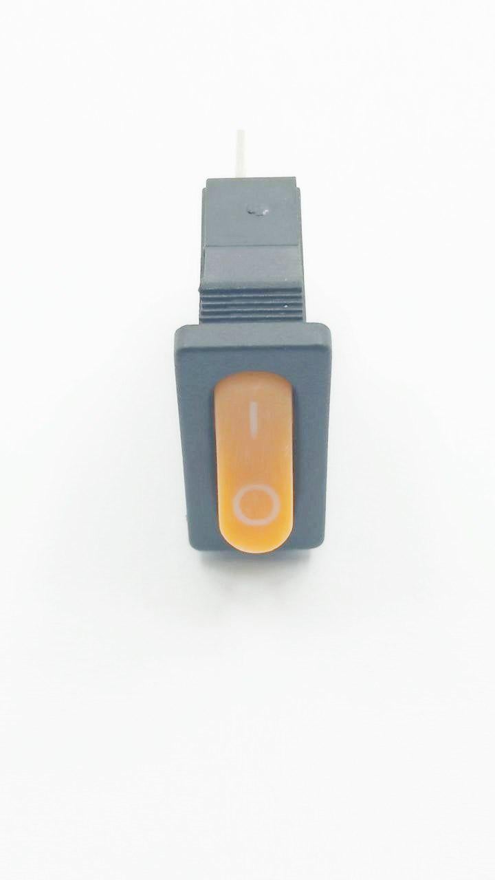 Перемикач Daier KCD1-12-101 ON-OFF 2pin 6A 250V Жовтий (34923)