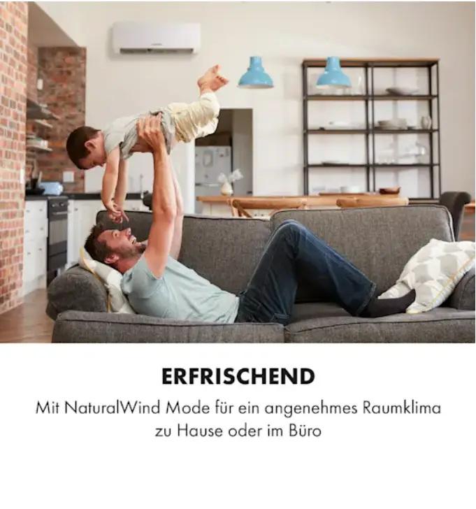 Кондиционер-сплит KLARSTEIN Windwaker 9000 BTU/2,7 кВт (10033482) - фото 2 Кондиционер-сплит KLARSTEIN Windwaker 9000 BTU/2,7 кВт (10033482) - фото 2