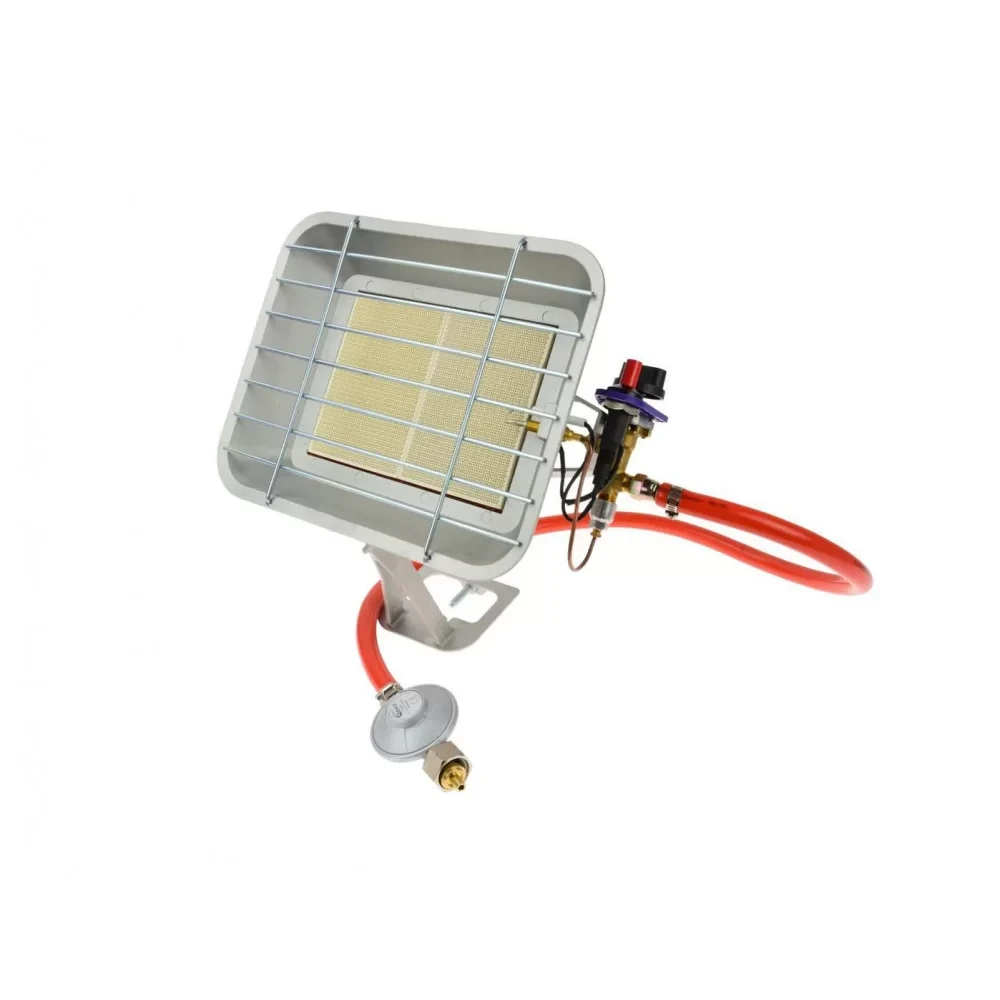 Обогреватель газовый GEKO PIEZO G80531 редуктор/шланг (31923632)