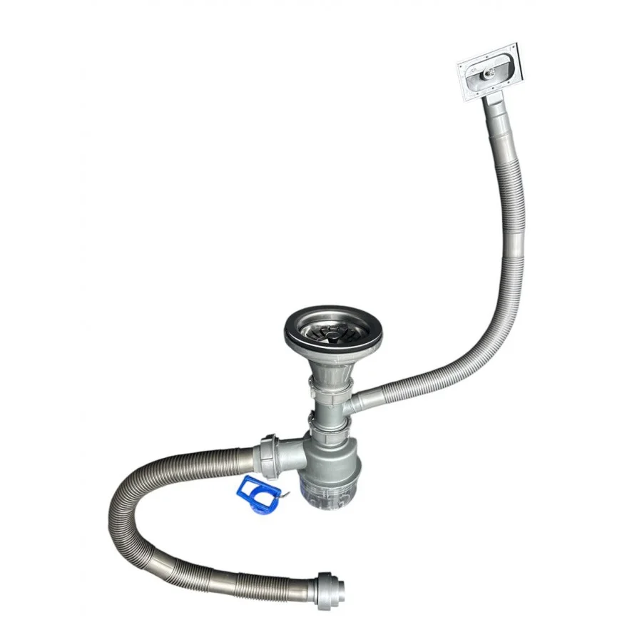 Арматура зливна для кухонної мийки LEOMIKAO TOKIO A1-02S-GM (260315)