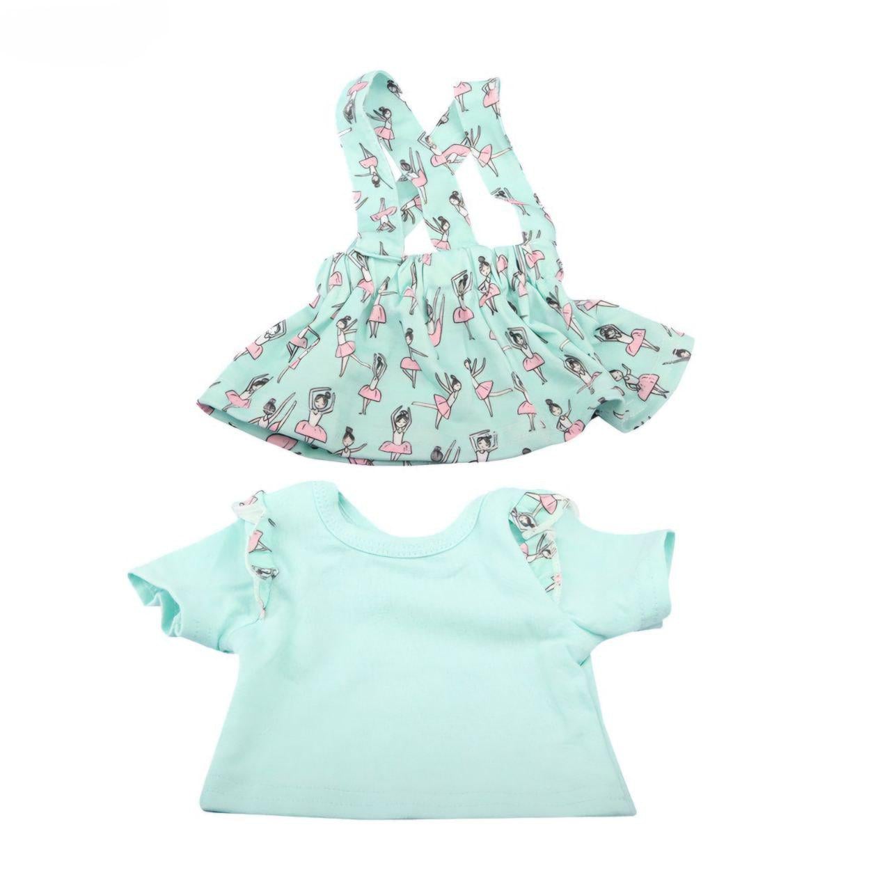 Одежда для куклы Бэби Борн/Baby Born 40-43 см Бирюзовый (8755)