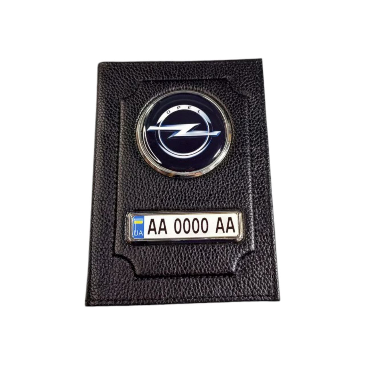 Обложка для водительских документов Opel из натуральной кожи (2329511405)
