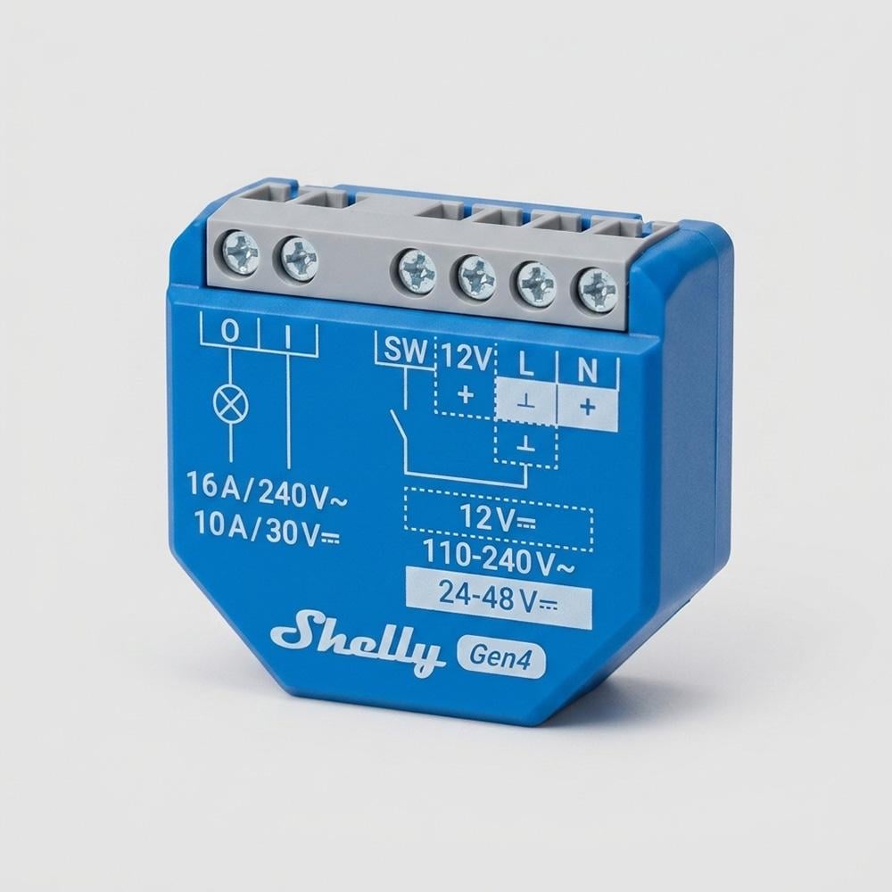 Реле одноканальне Shelly 1 Gen4 (WH00929) Реле одноканальне Shelly 1 Gen4 (WH00929)