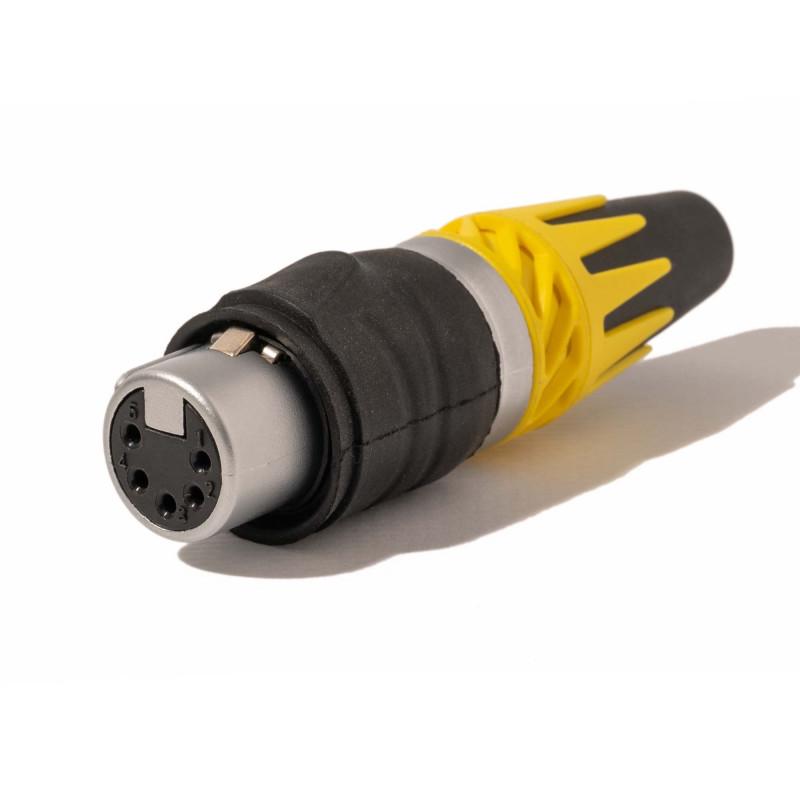 Разъем XLR Female socket 5-pin зажим-крокодил WP SA261A-SC-PG-WP (000048537)