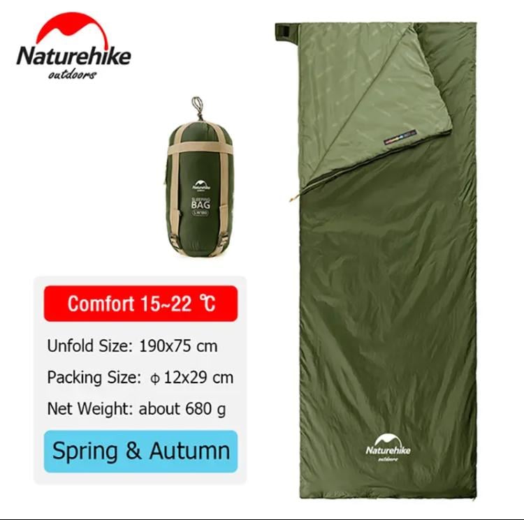 Спальный мешок NatureHike Ultra Light LW 180 (10417143) - фото 2 Спальный мешок NatureHike Ultra Light LW 180 (10417143) - фото 2
