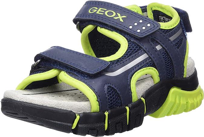 Сандалии Geox Dynomix р. EUR 32 Navy Lime (13750802) - фото 1