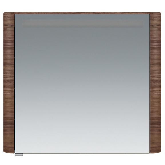 Шкаф подвесной с зеркалом AM.PM Sensation M30MCR0801NF 80x70x15 см с подсветкой Коричневый (251273)