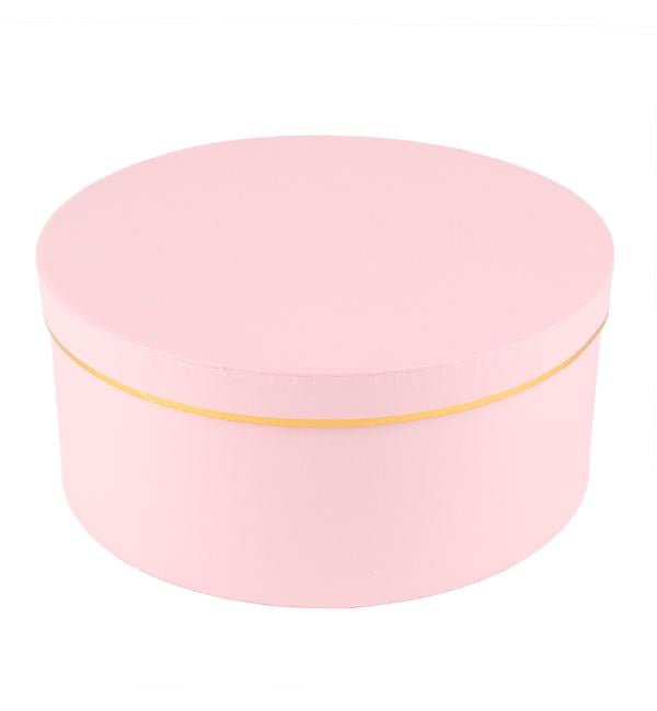 Подарункова коробка Golden line 24x24x10 см Рожевий (1353806)